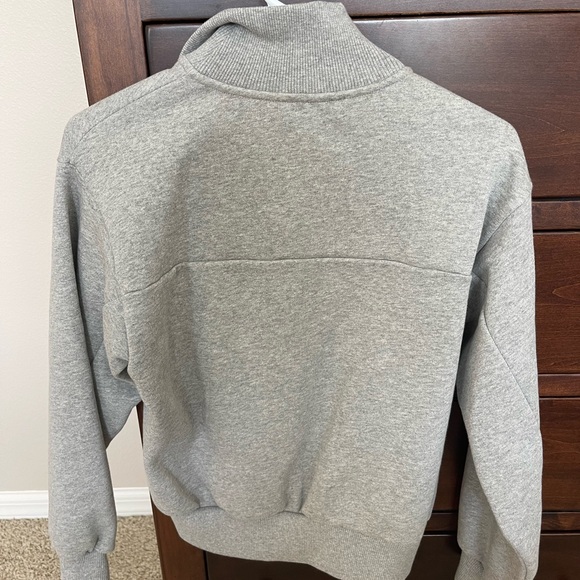 Everlane Heather Gray Zip-Up xxs - Picture 2 of 6